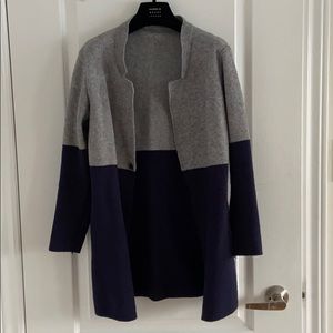 Colourblock Longline Cardigan